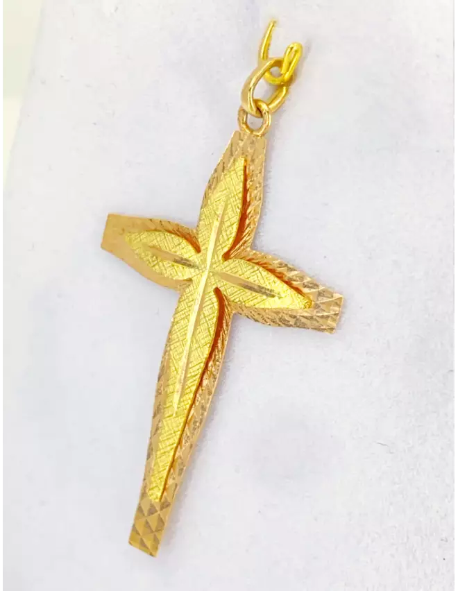 Pendentif Croix Ancienne 2 Ors