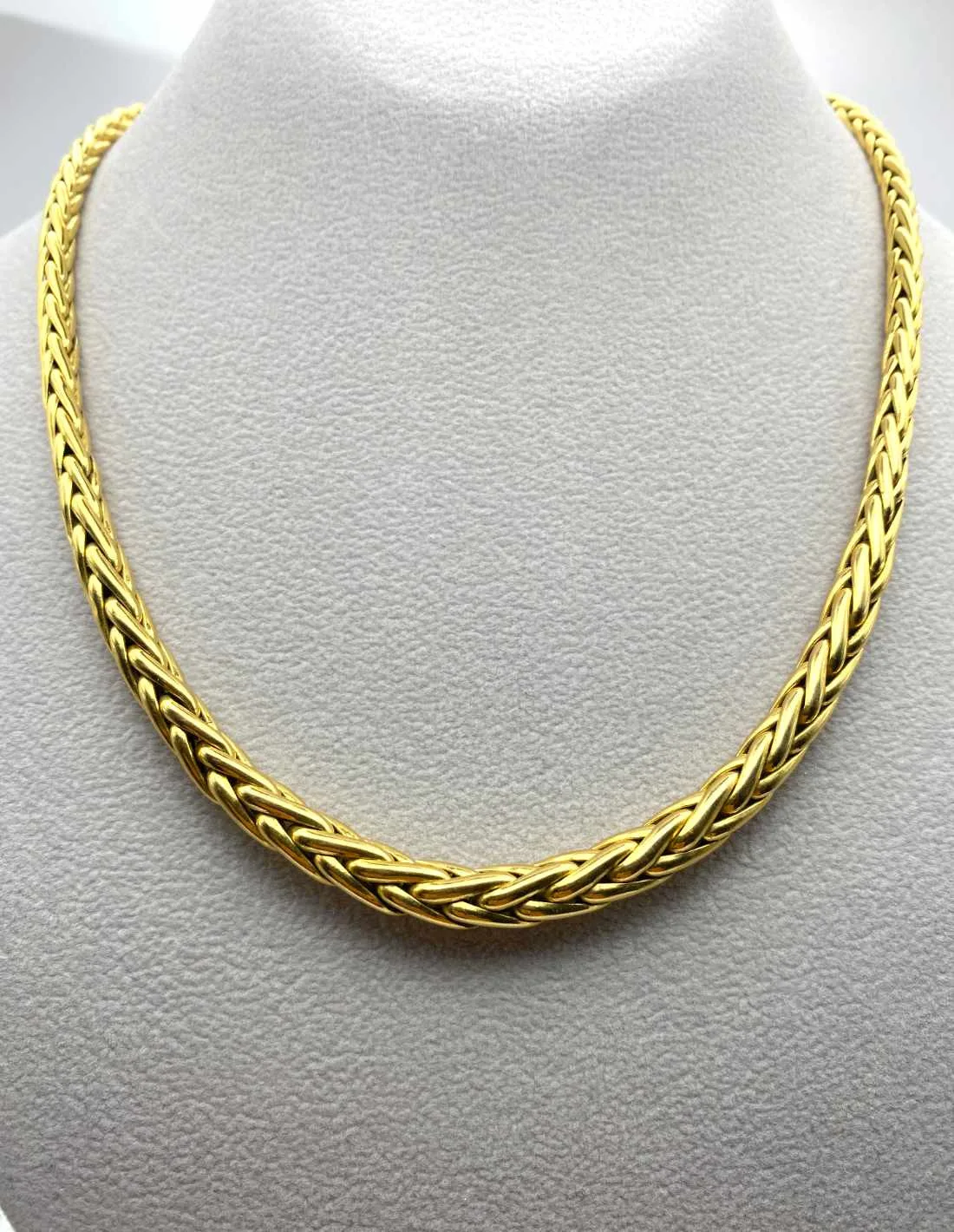 Collier Maille Palmier Or Jaune 18K