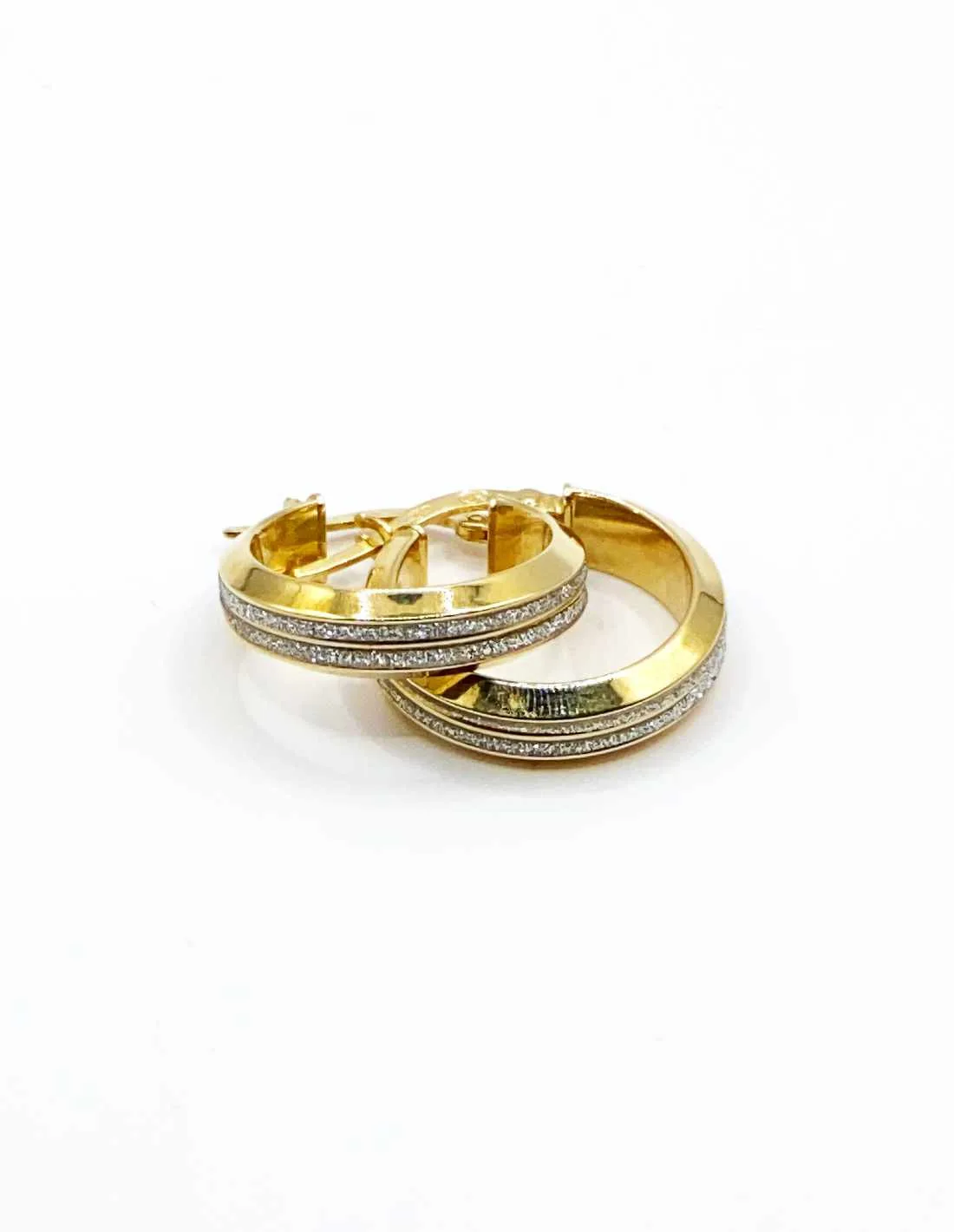 Paire de Boucles d'oreilles Créoles Or Jaune