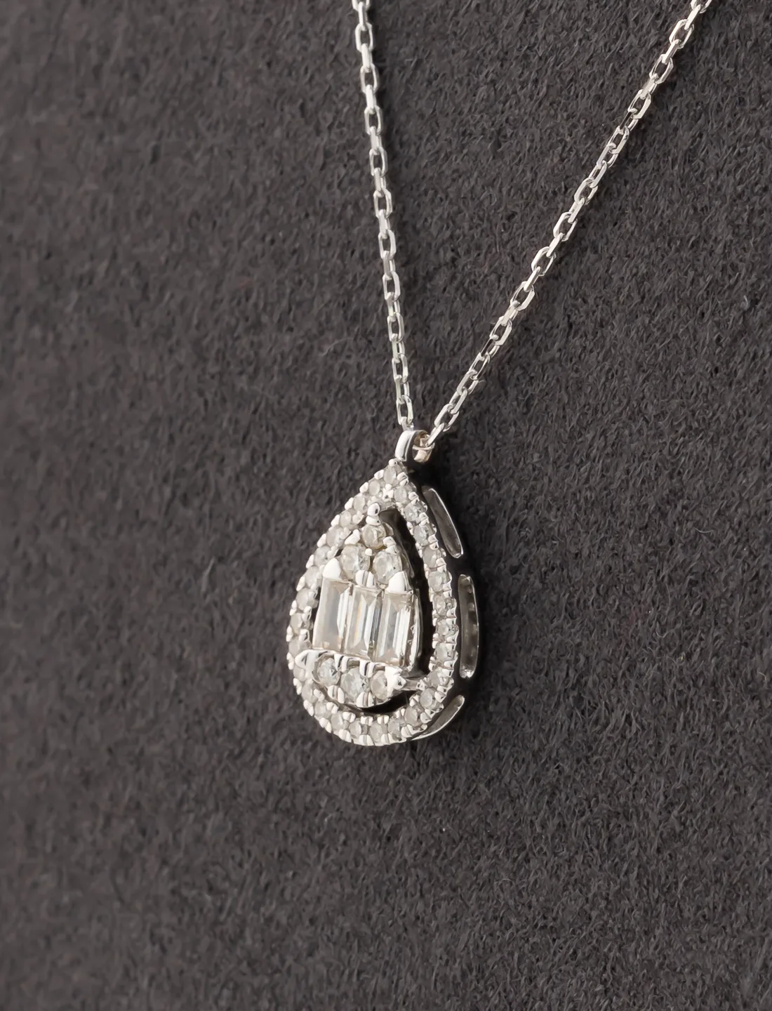 Collier Diamants & Or blanc