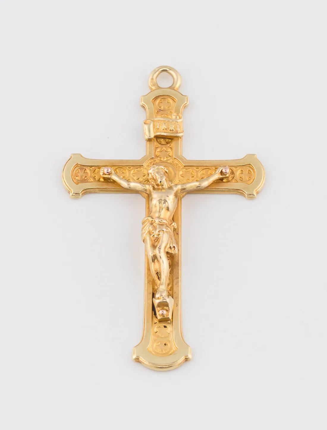 Pendentif Crucifix Or Jaune