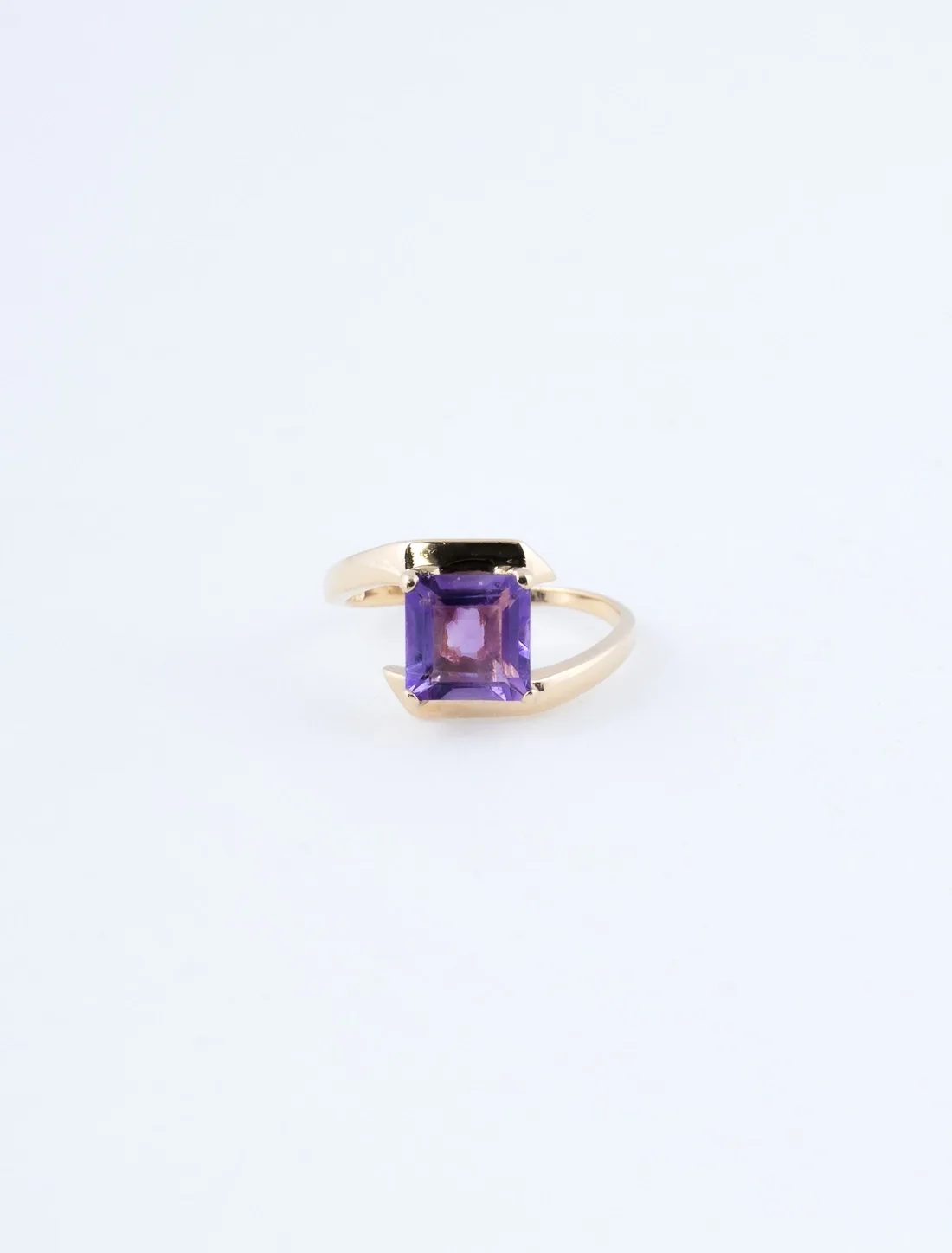 Bague Or Jaune & Amethyste