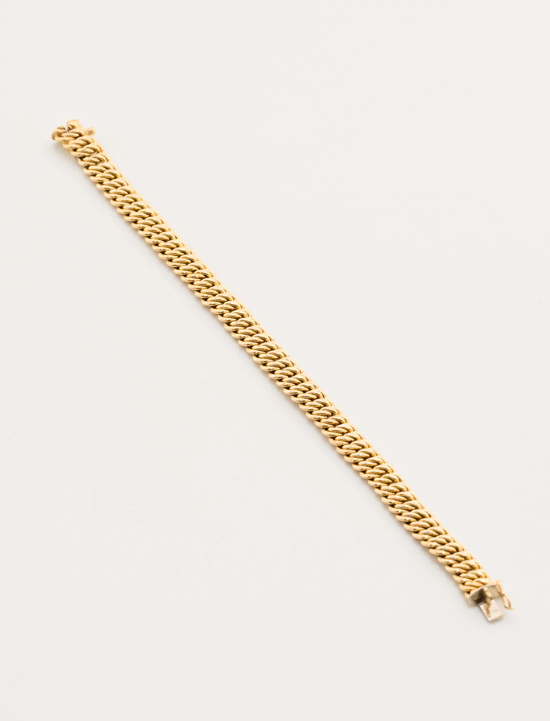 Bracelet Maille Américaine Or Jaune