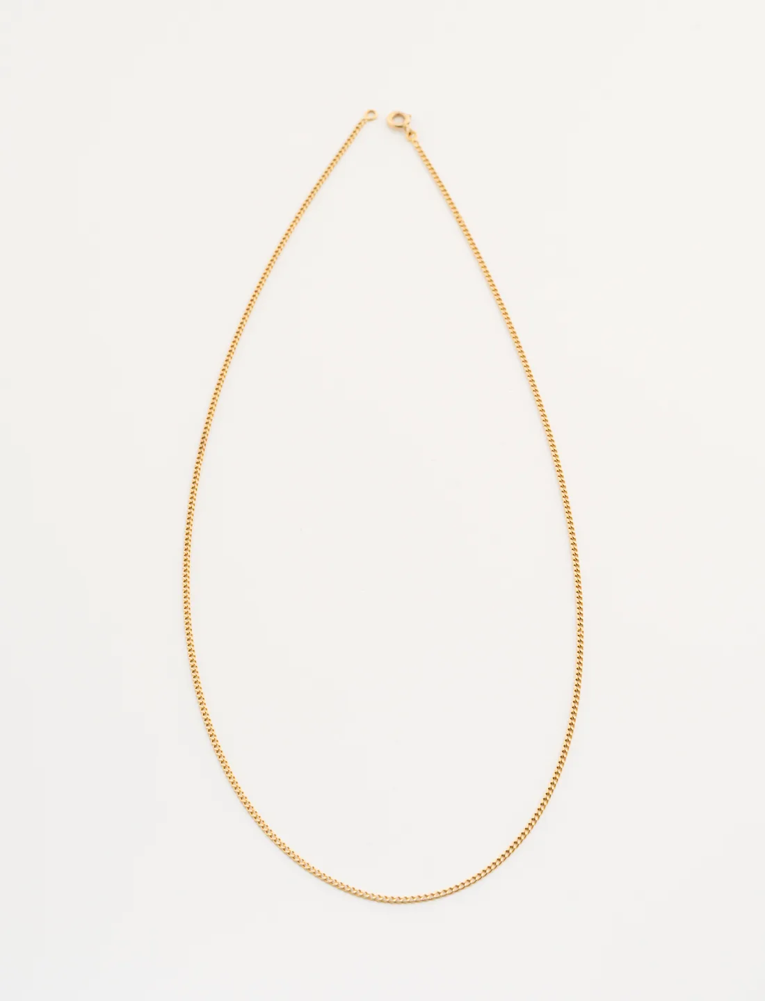 Collier Chaine Gourmette Or Jaune