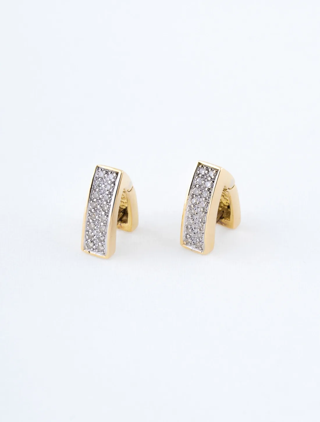 Boucles d'oreilles Or Jaune & Diamants