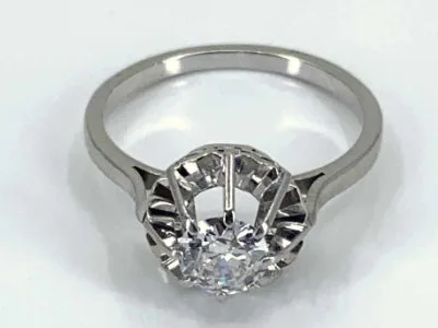 Bague solitaire diamant
