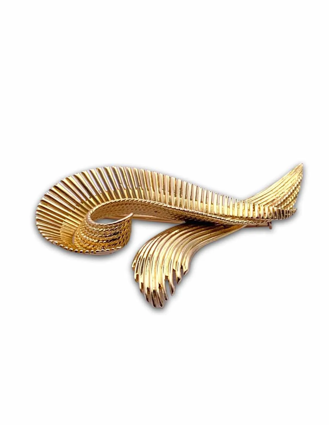 Broche Vintage Or Jaune 18K