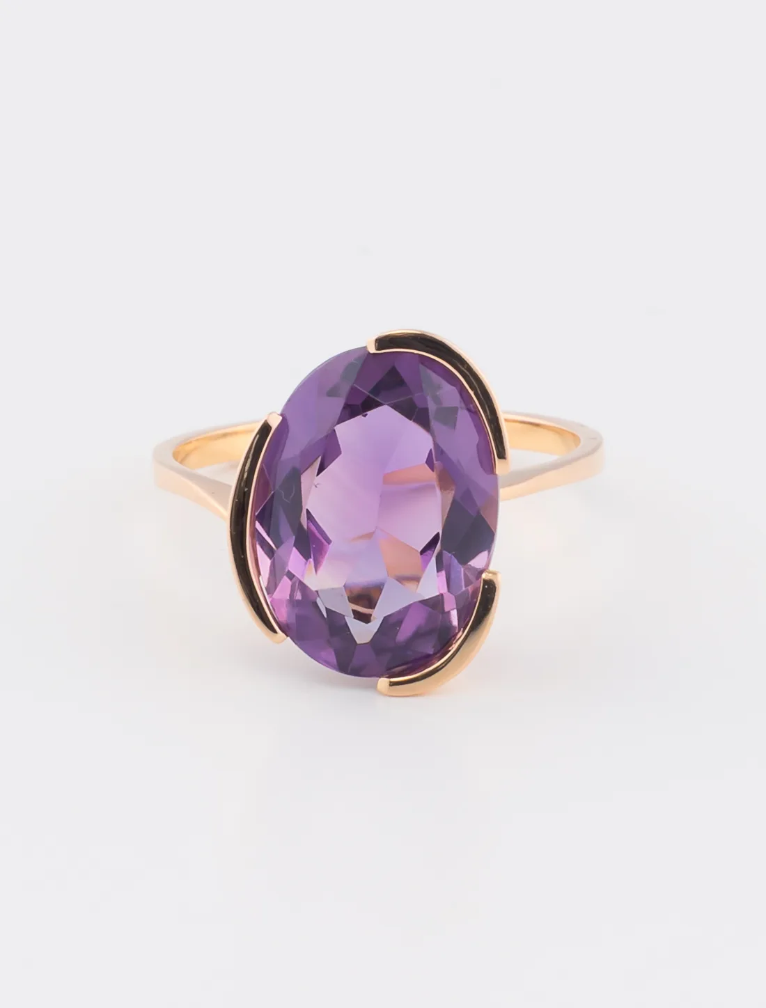 Bague Améthyste Or Rose