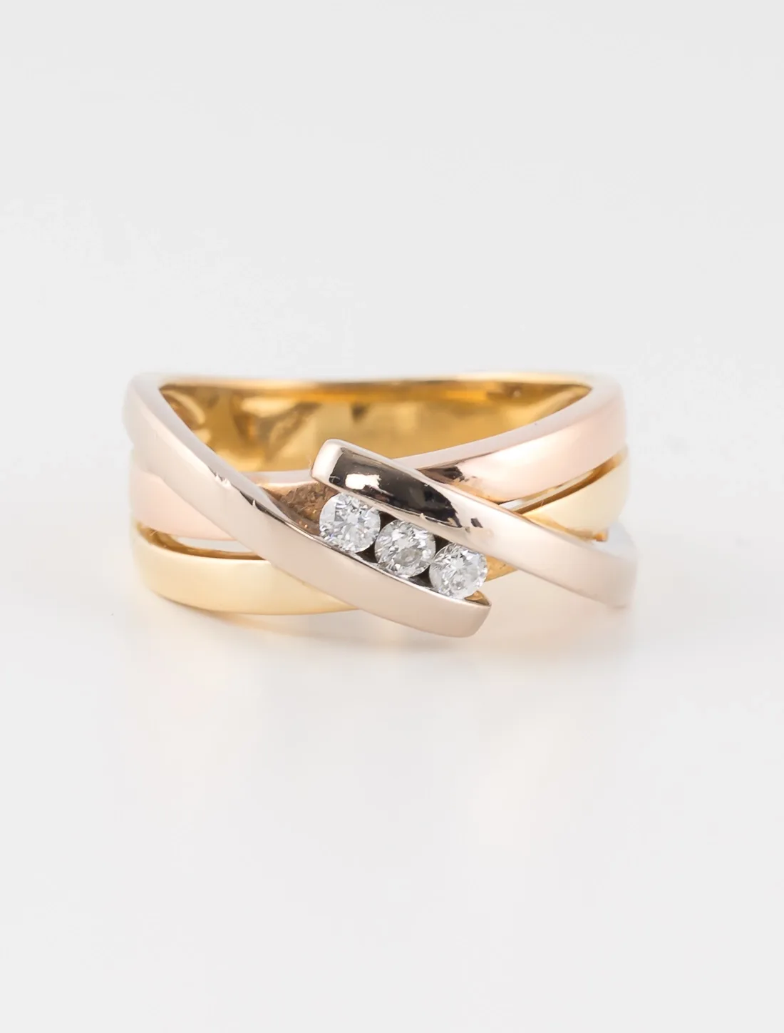 Bague Trilogie 3 Ors Guy Laroche