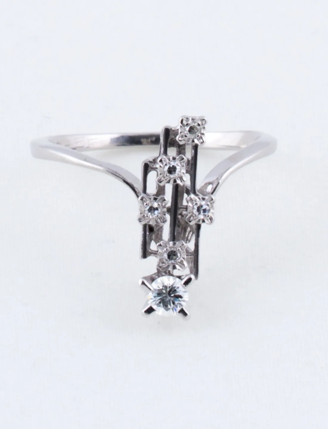Bague Or Blanc & Diamants