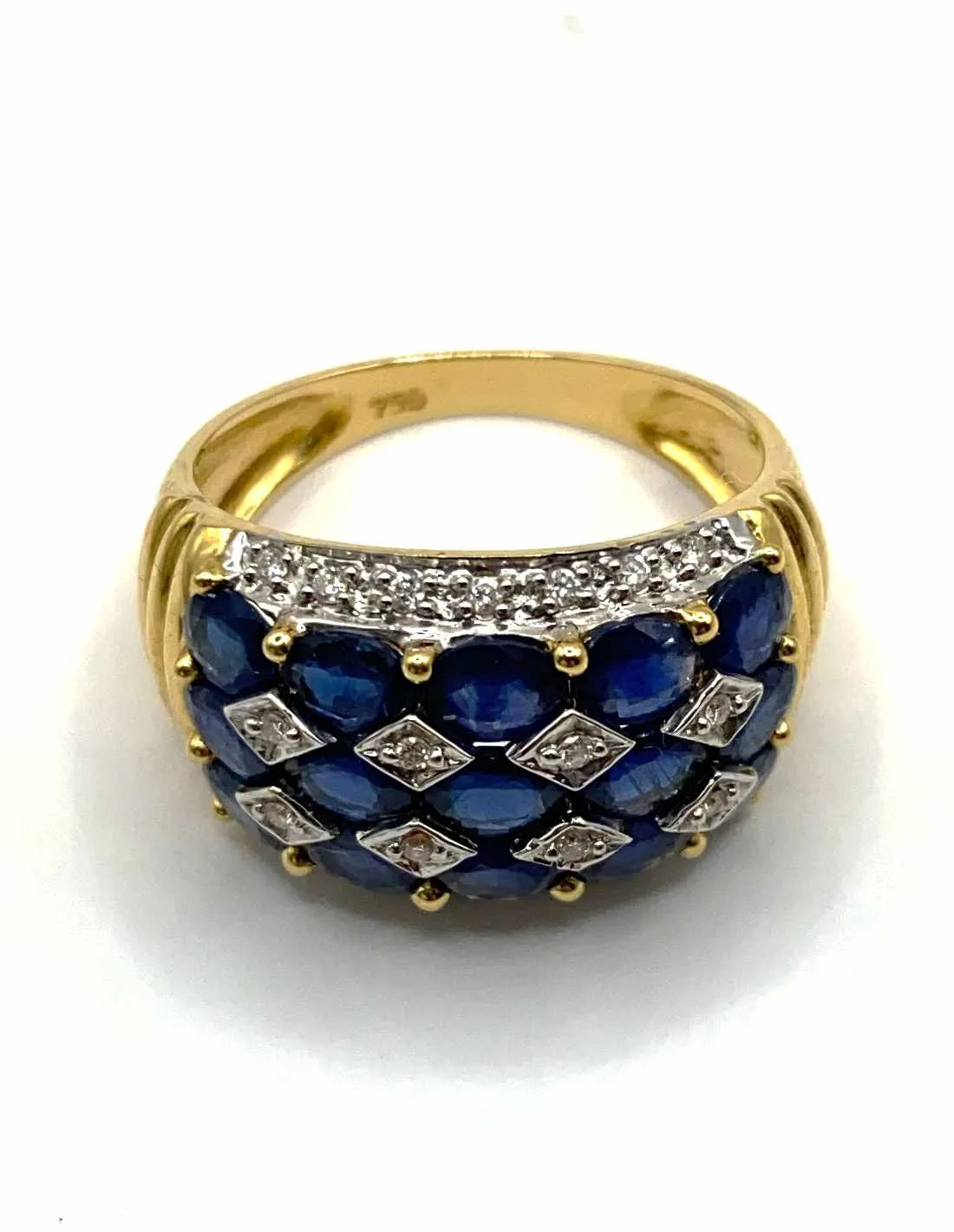 Bague Saphirs et Diamants Didier Guerin