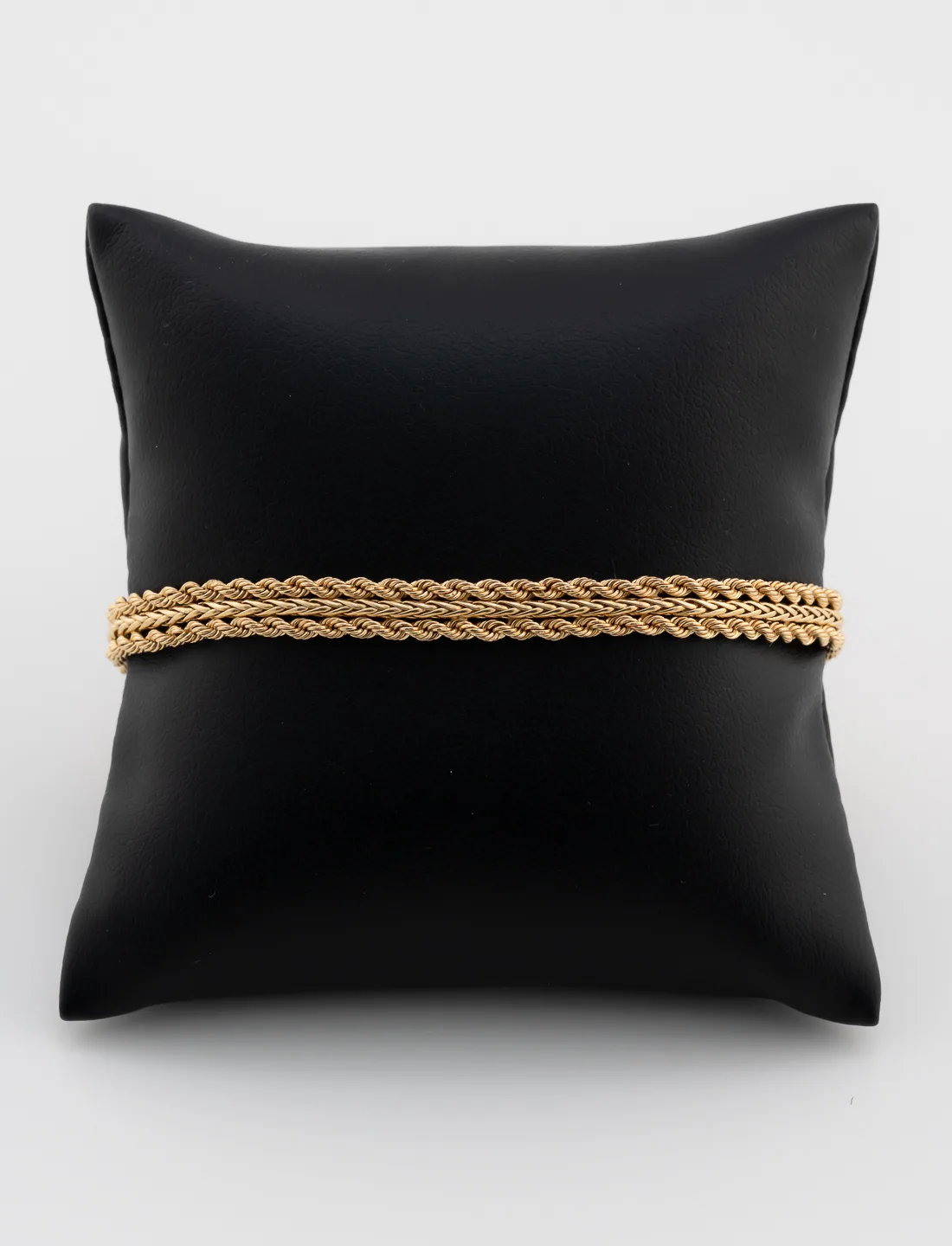 Bracelet Maille Torsadée Or Jaune