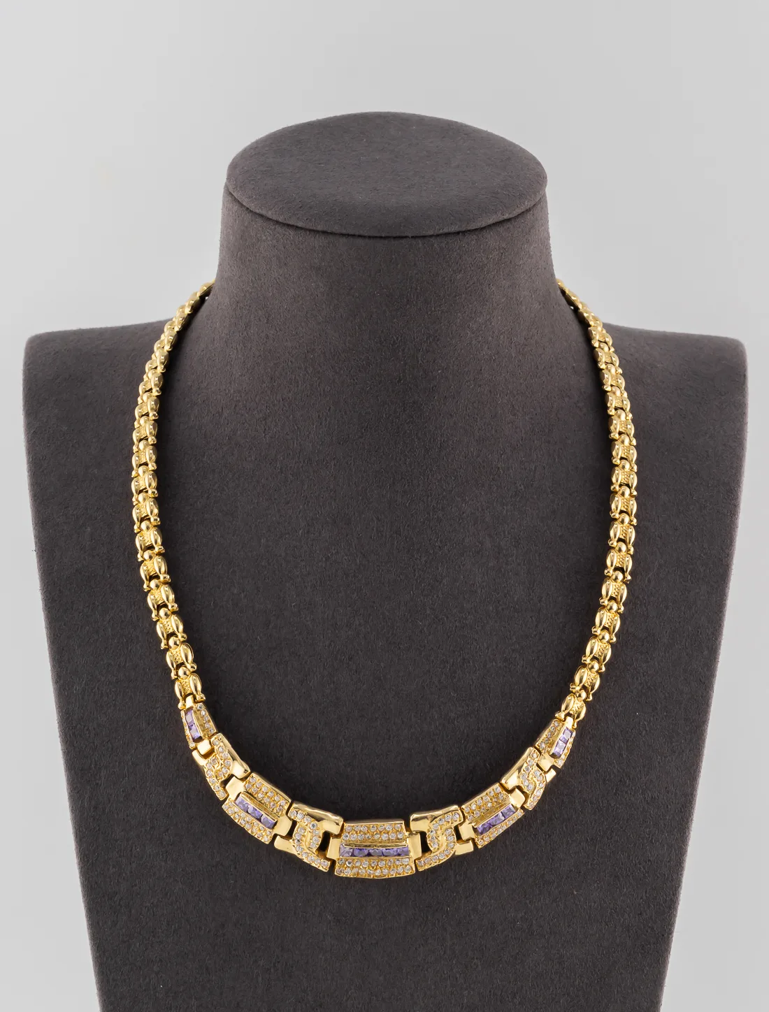 Collier Améthystes Or Jaune