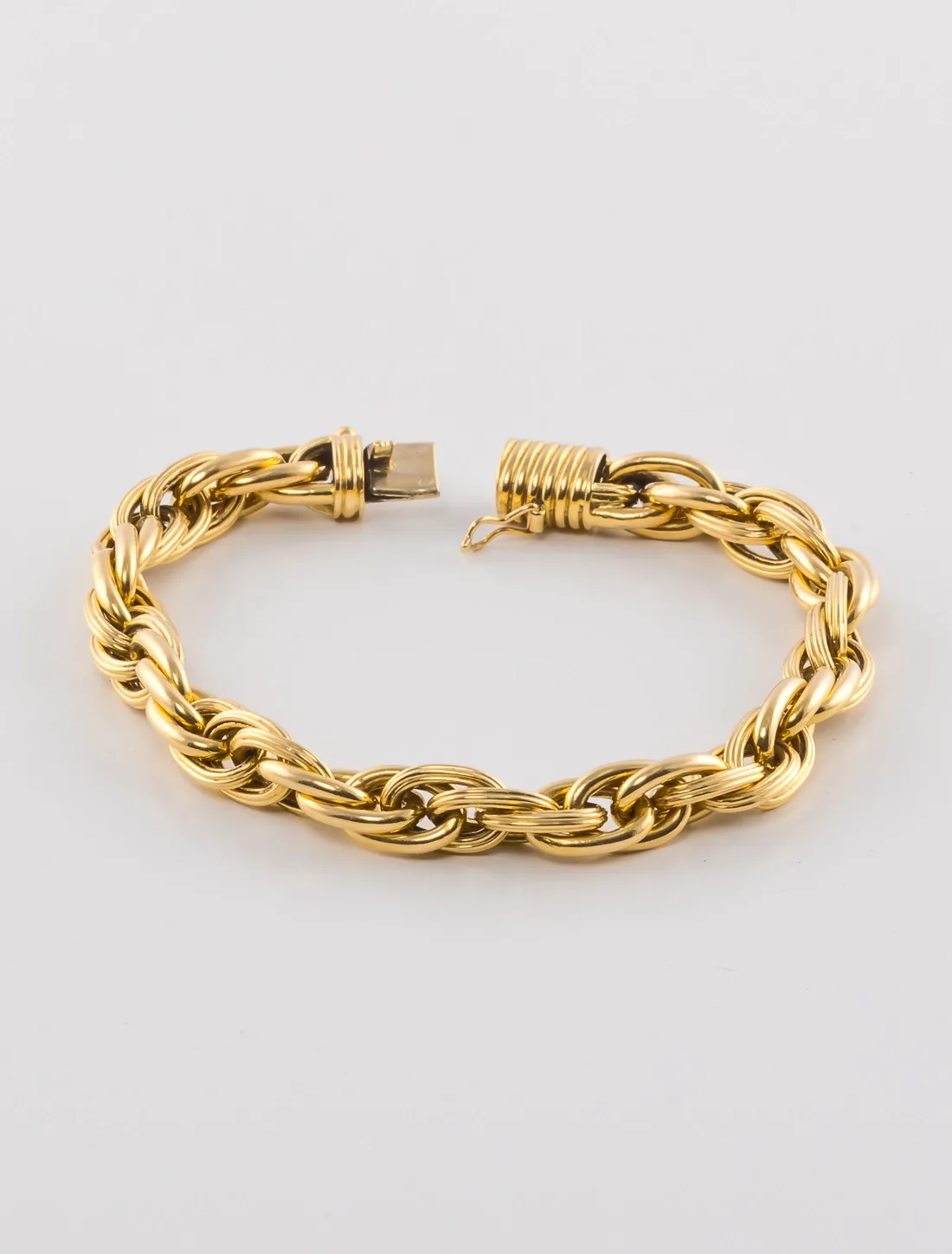 Bracelet Anneaux torsadés Or jaune