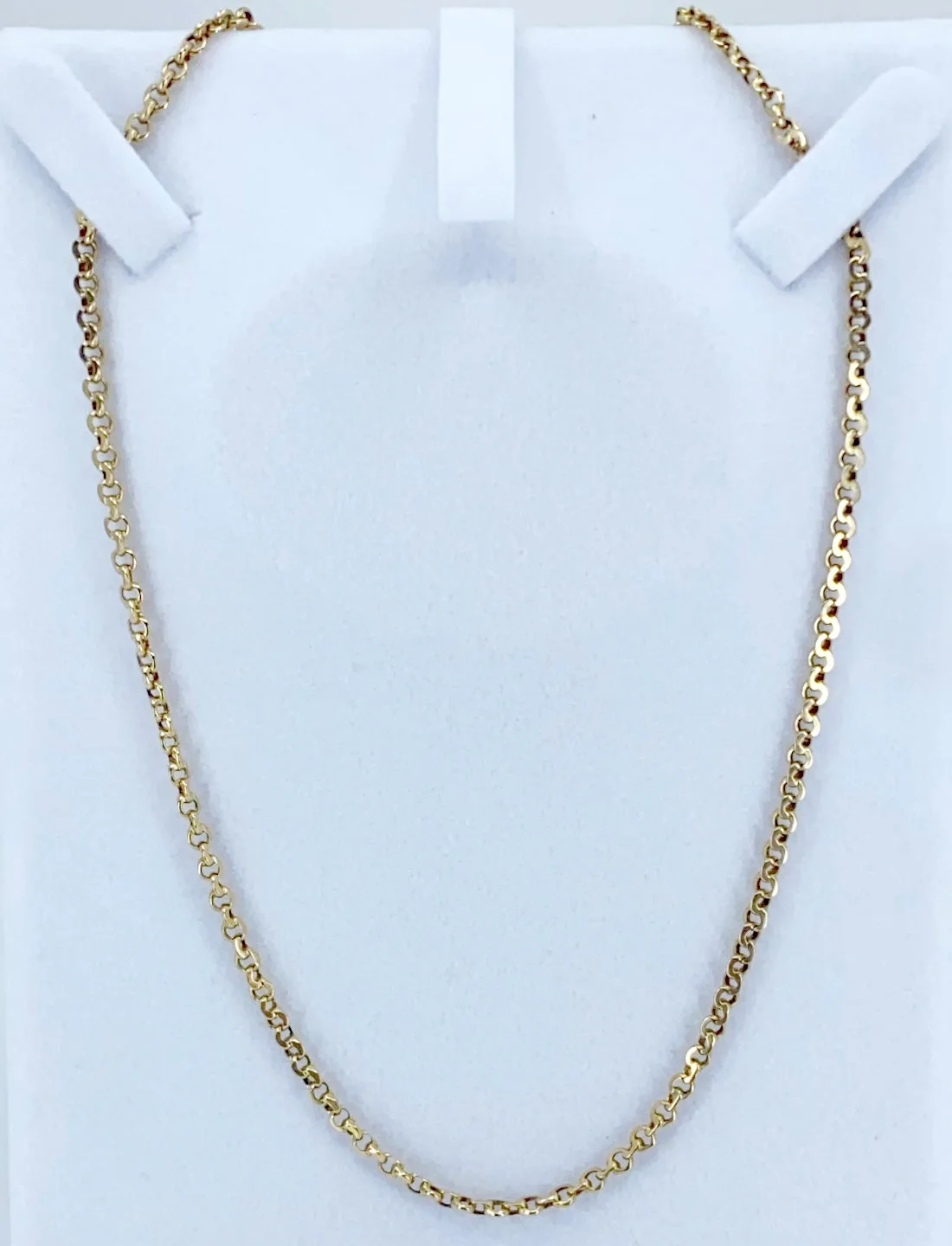 Chaine Mailles Infinity Plates Or Jaune