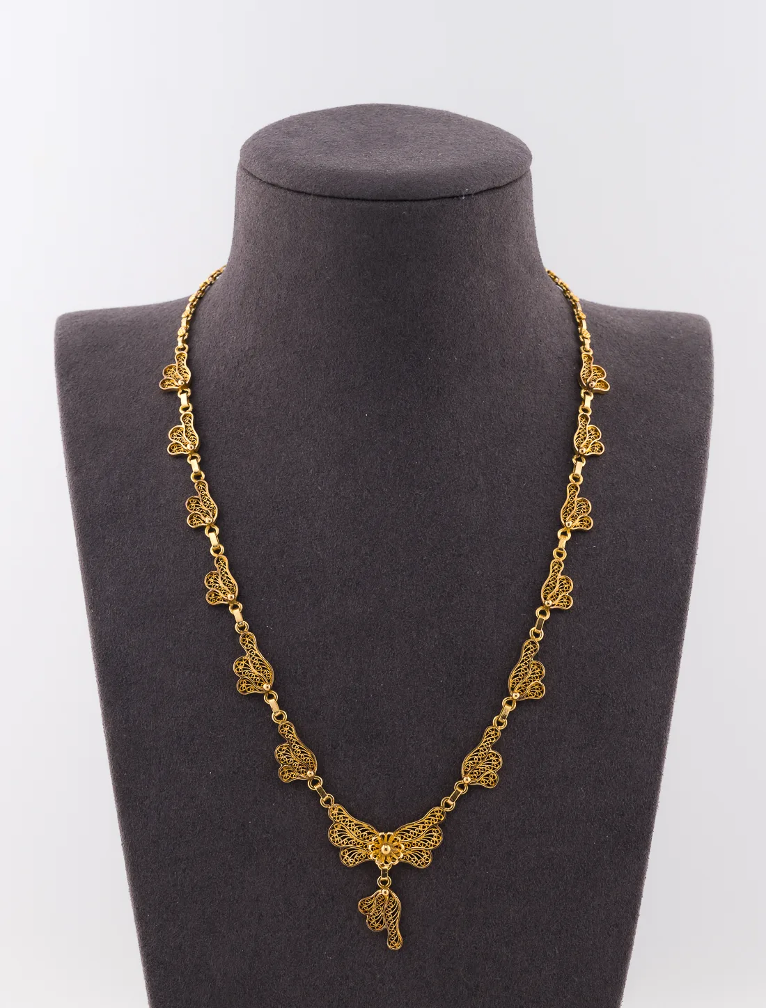Collier ancien Filigrane Or Jaune