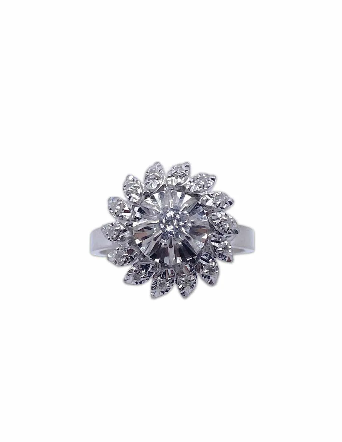 Bague Marguerite Or & Diamants