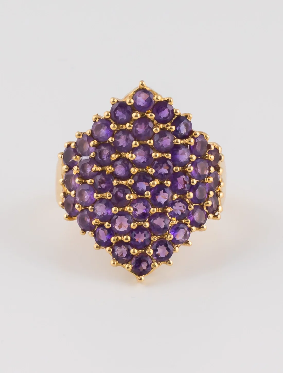 Bague Améthystes & Or Jaune