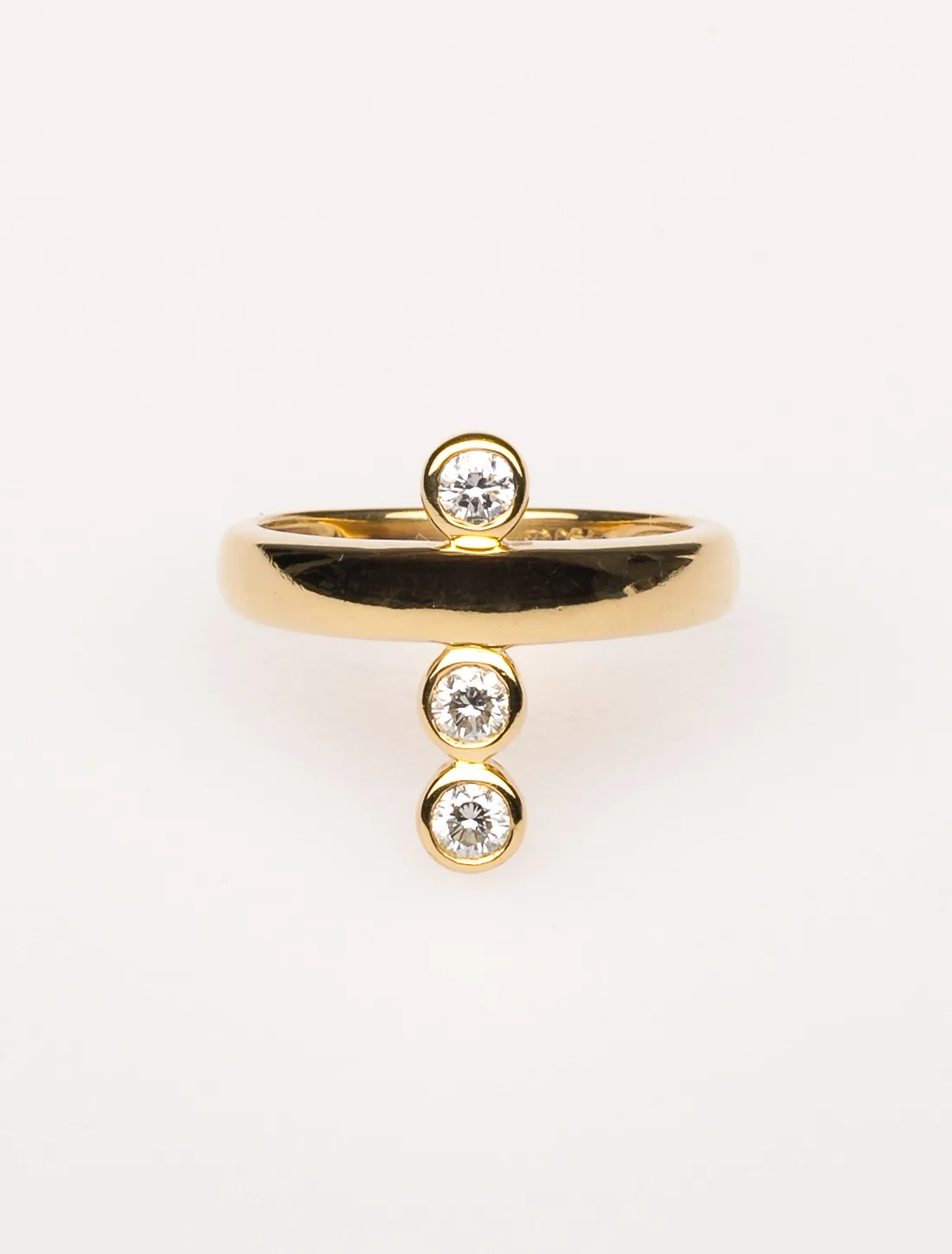 Bague Trilogie Or Jaune & Diamants