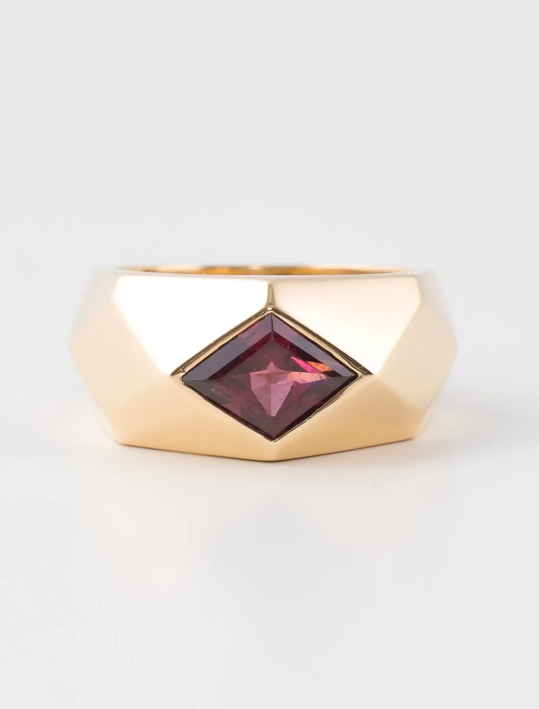 Bague Hermès Rubis & Or Jaune
