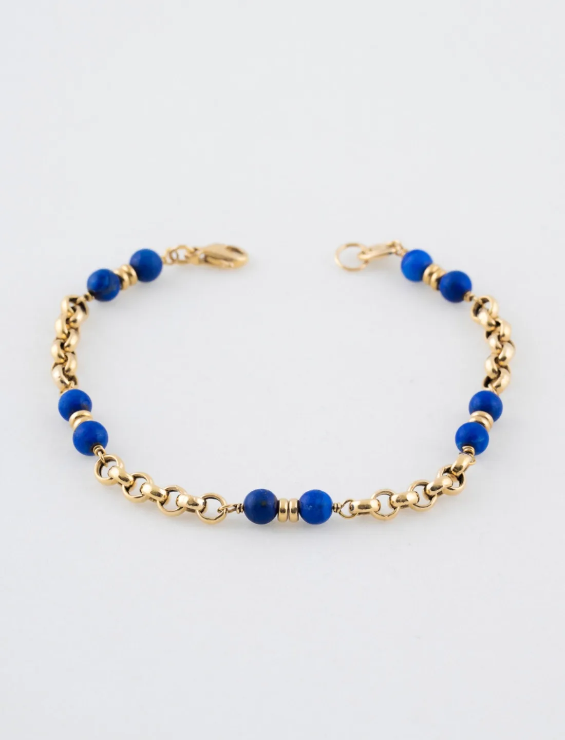 Bracelet Lapis Lazuli & Or Jaune