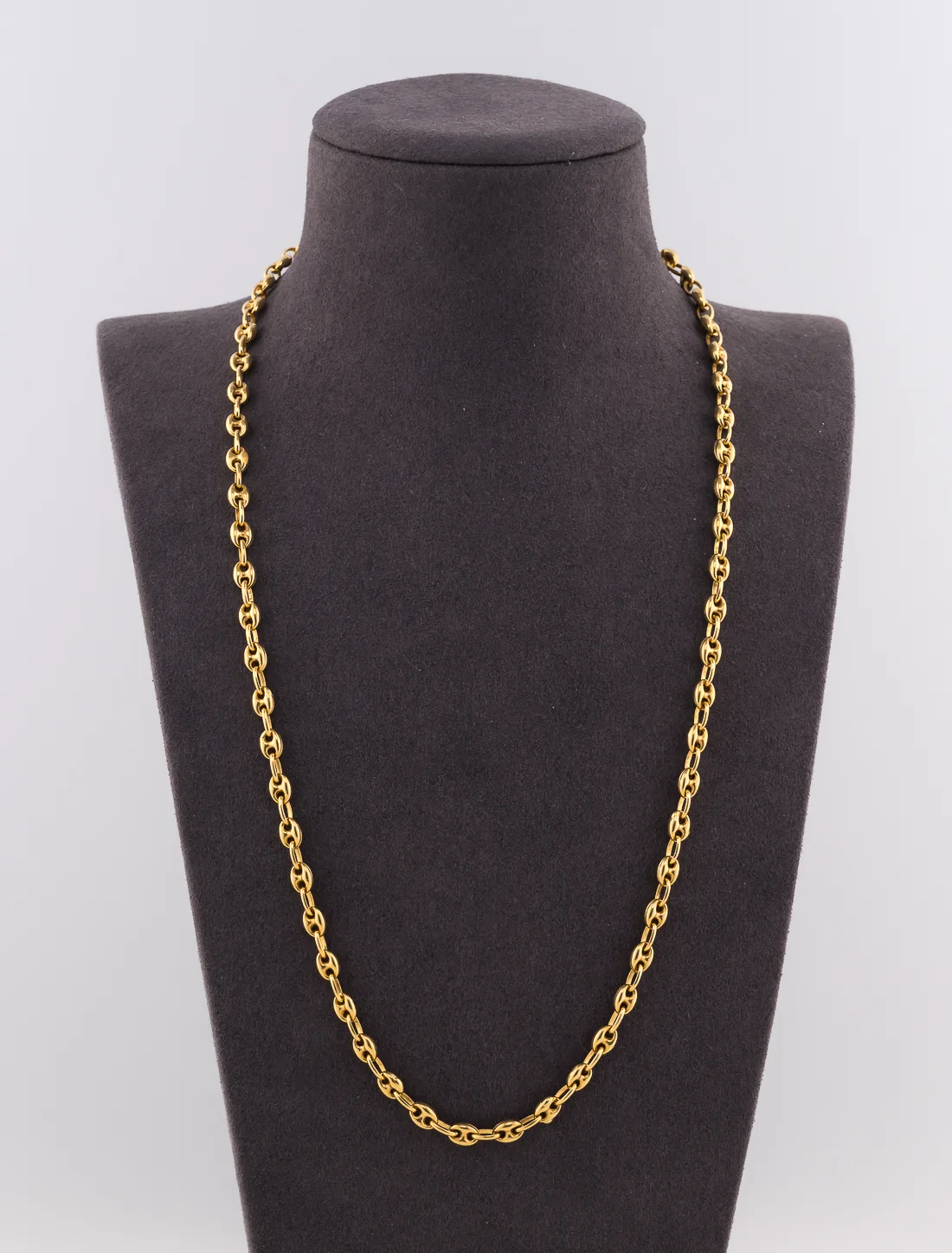 Collier Grain de Café Or Jaune