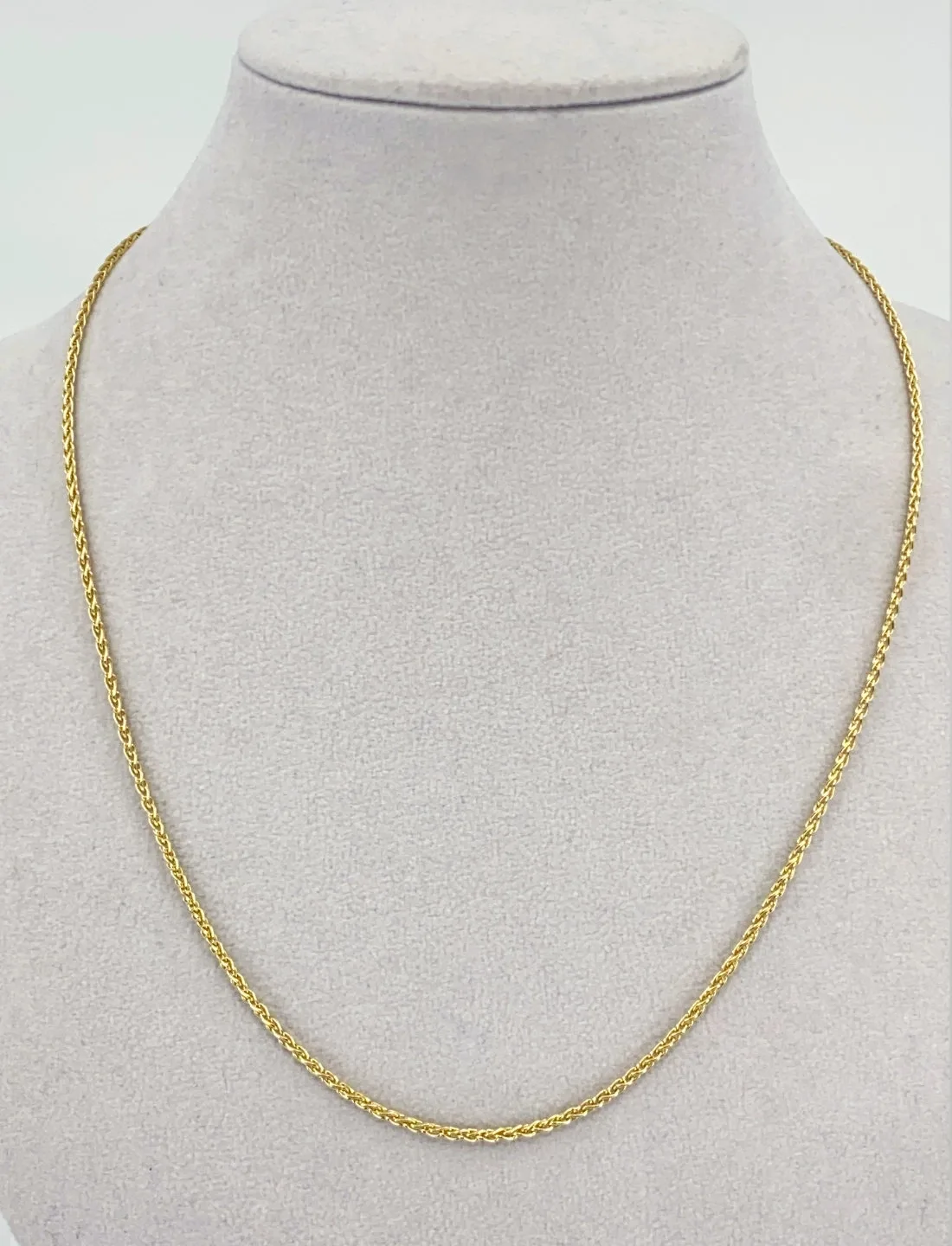 Chaine maille de Blé Or Jaune