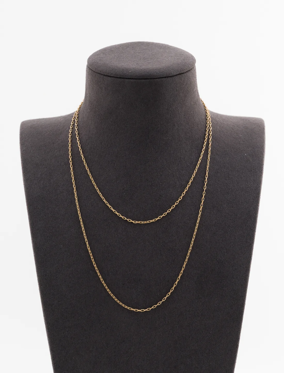 Collier Long Chaine Forçat Or Jaune