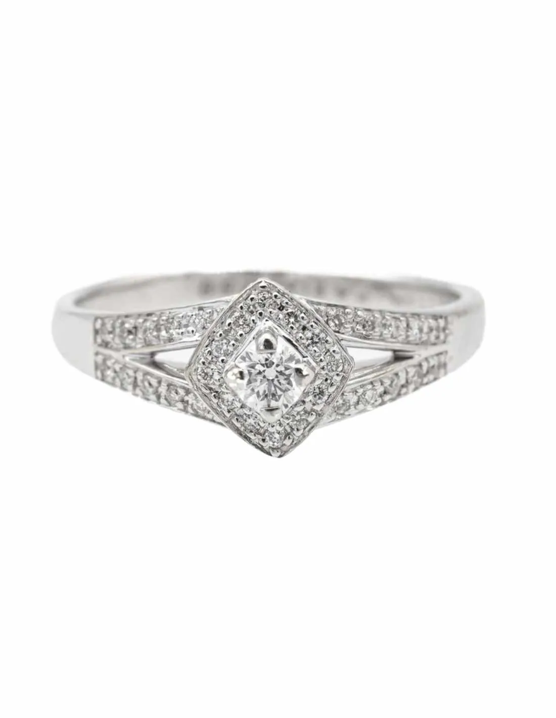 Mauboussin Bague Solitaire Love My Love Or Blanc Diamant