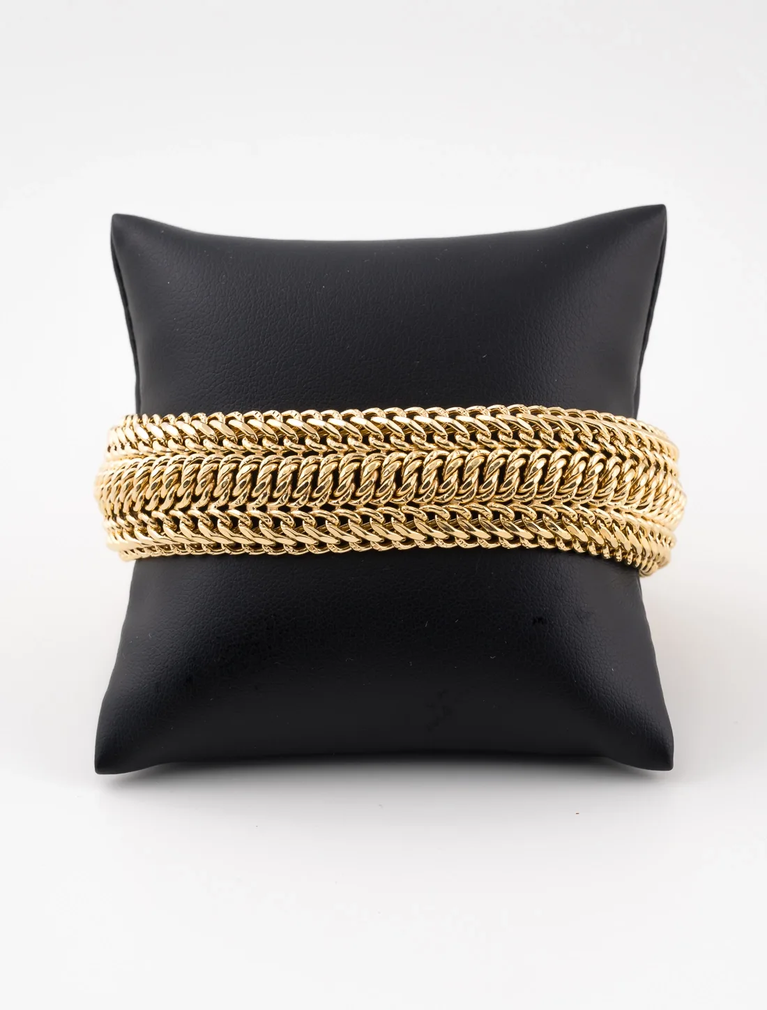 Bracelet Maille Américaine Or Jaune