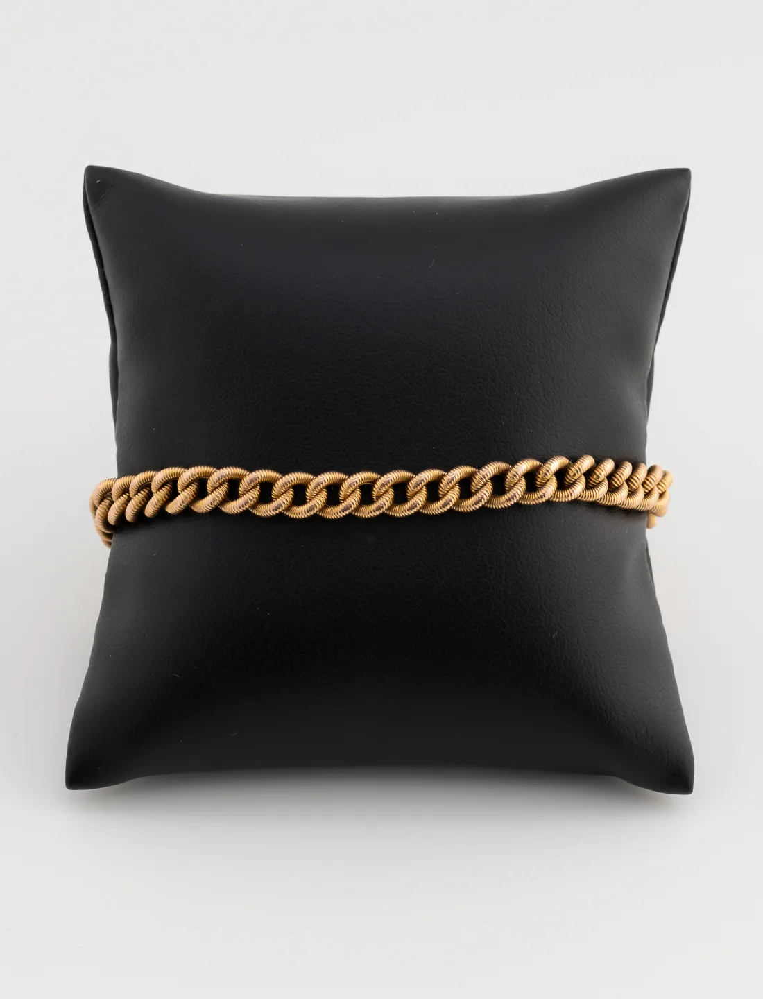 Bracelet Maille Godronnée Or Jaune