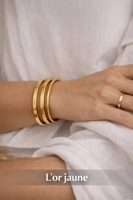 l'or jaune comme première tendance bijoux