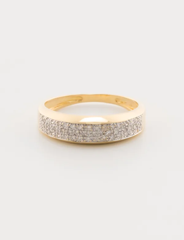 Bague Or Jaune & Diamants