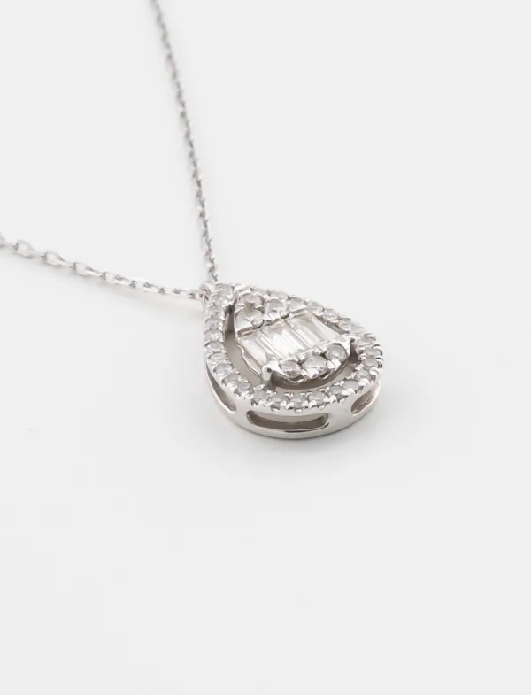Collier Diamants & Or blanc