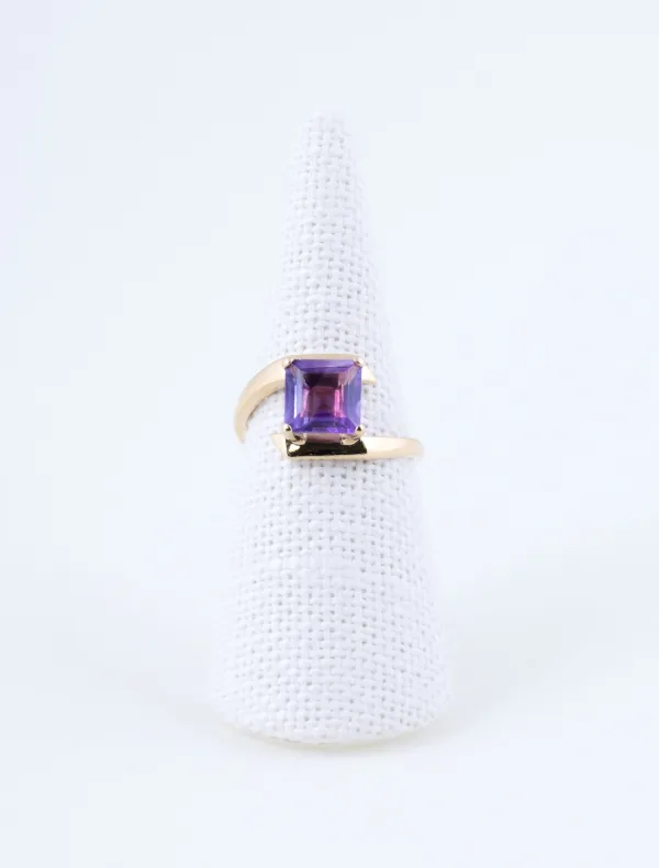 Bague Or Jaune & Amethyste