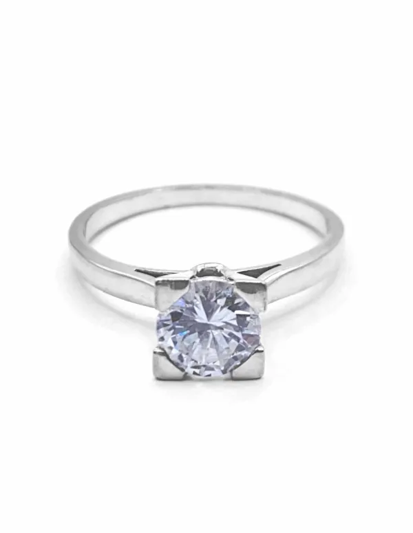 Bague solitaire diamant 1 carat