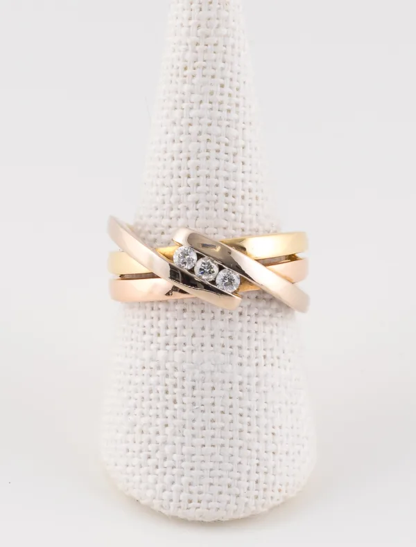 Bague Trilogie 3 Ors Guy Laroche