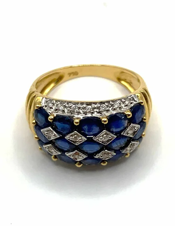 Bague Saphirs et Diamants Didier Guerin