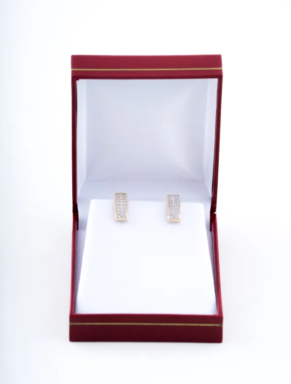 Boucles d'oreilles Or Jaune & Diamants
