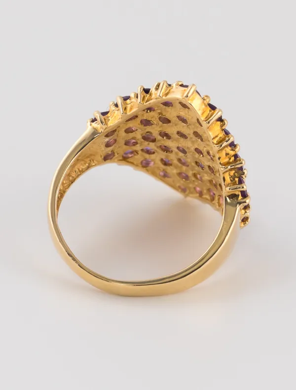 Bague Améthystes & Or Jaune