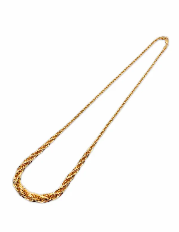 Collier Torsadé en Or Jaune 18K