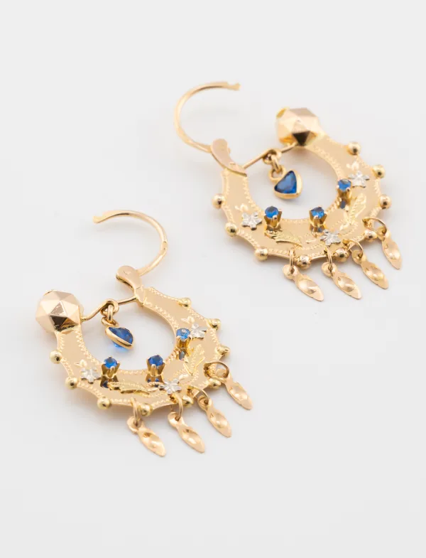 Boucles d'Oreilles Savoyardes Or Jaune