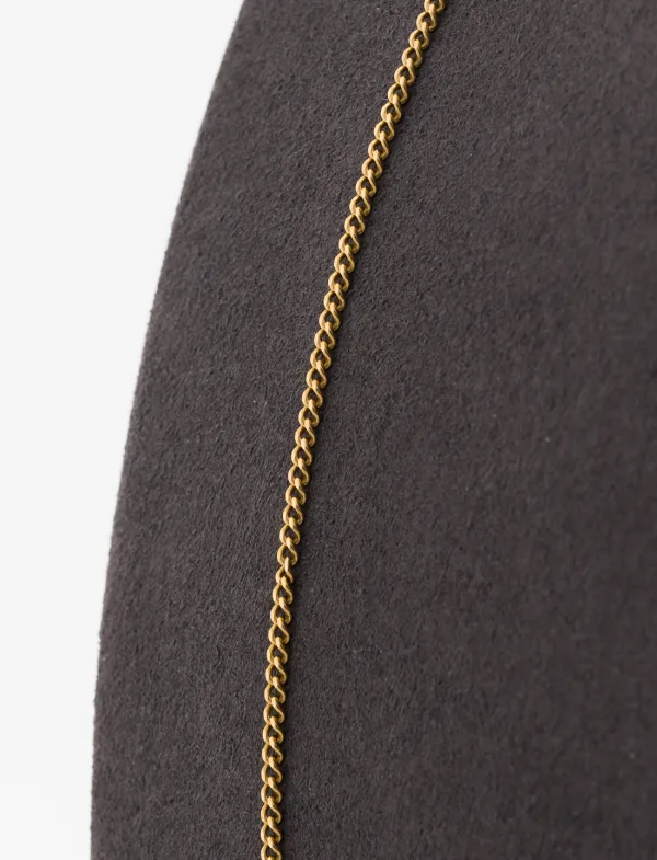 Collier Chaine Gourmette Or Jaune