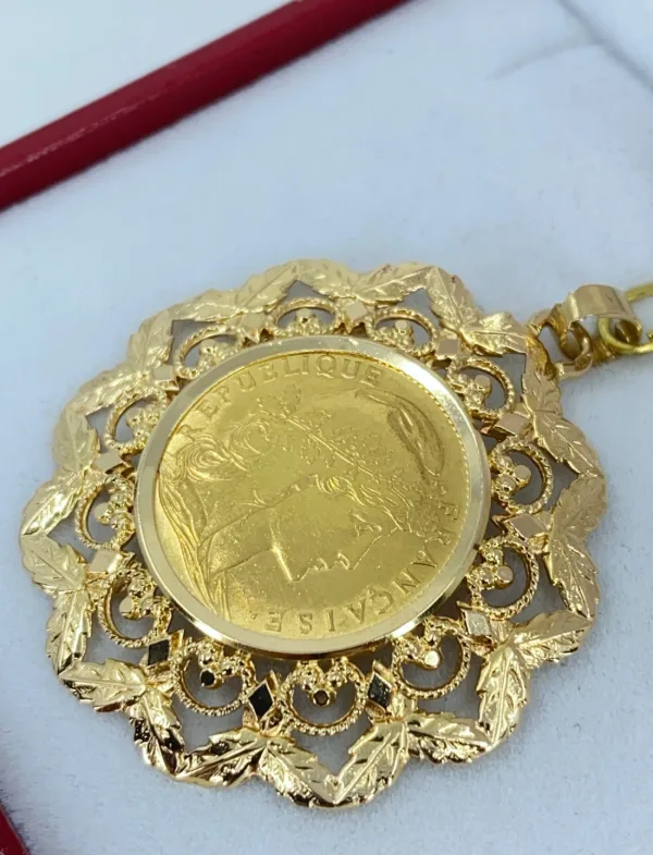 Pendentif Pièce 10 francs Or