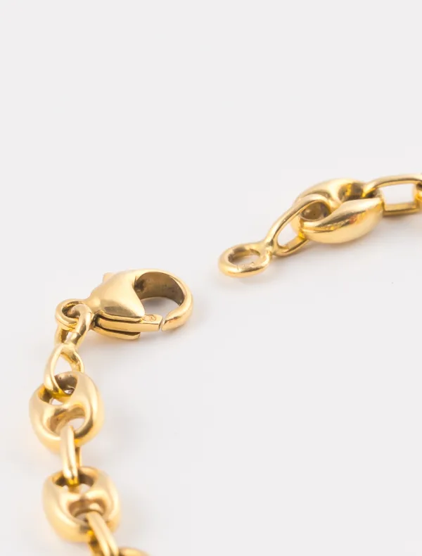 Bracelet Grain de Café Or Jaune