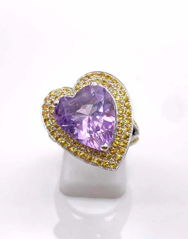 Bague Mauboussin "Subtile Raison" Amethyste & Saphirs