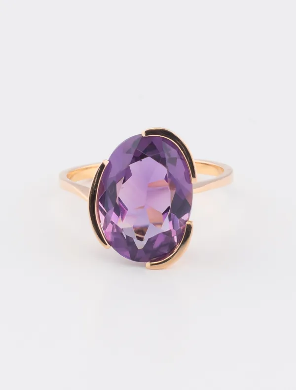 Bague Améthyste Or Rose