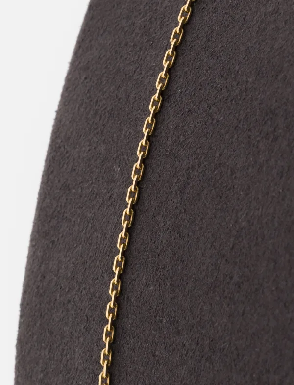 Collier Chaine Maille Forçat Or Jaune