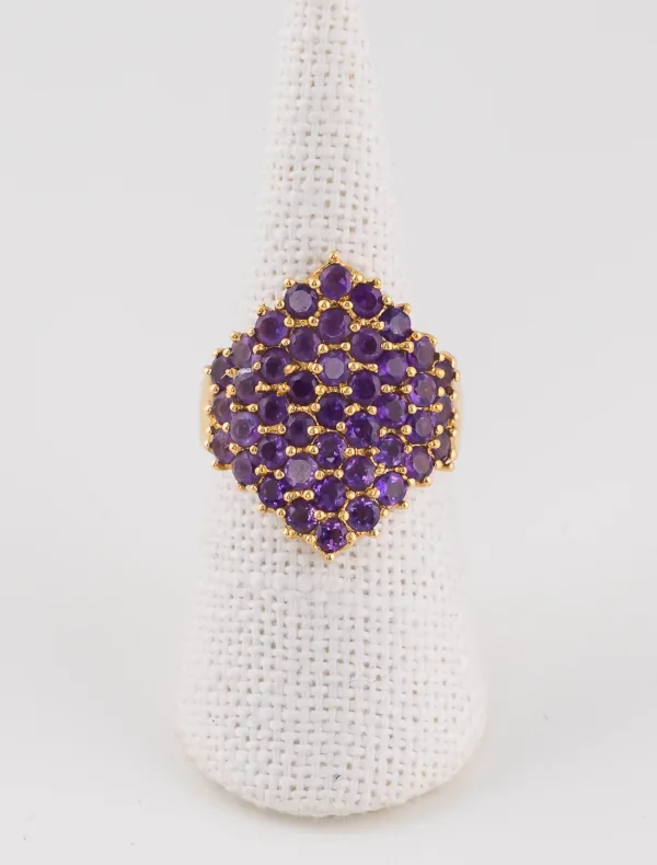 Bague Améthystes & Or Jaune