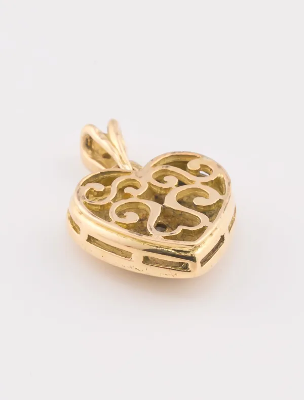 Pendentif Coeur & Diamants